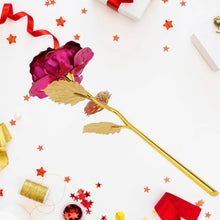 Gold Rose Artificial Rose Flower With Gift Box, Plastic Flowers Best Gifts for Friend Girl Wife Women, Golden Rose Gift for Valentine's Day, Mother's Day, Anniversary, Birthday, Wedding, Gold (1 Pc) - dailyneed.life