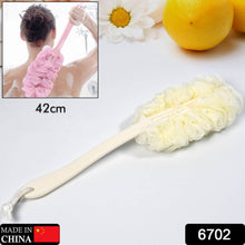 Loofah Back Scrubber for Shower, Long Handle Bath Sponge Shower Brush, Soft Nylon Mesh Back Cleaner Washer, Body Bath Brush for Women and Men, Bathroom Shower Accessories - dailyneed.life