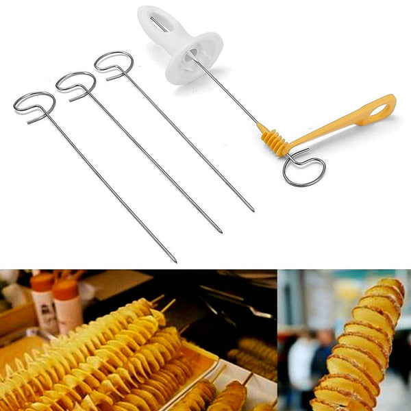 1 Set Potato Spiral Cutter, Potato Twister (4 Spits) - dailyneed.life