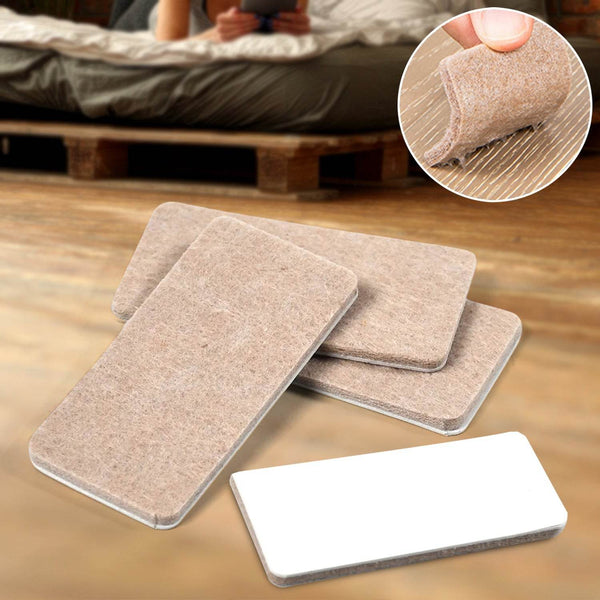 4-Piece Square Felt Furniture Floor Protector Pads - dailyneed.life