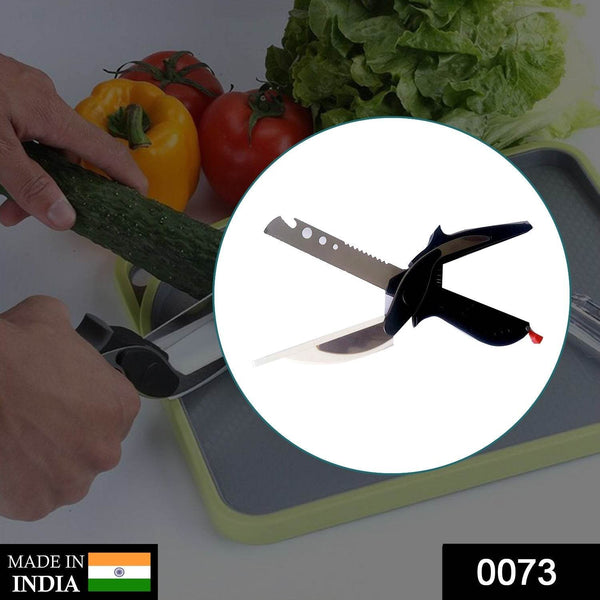 Stainless Steel 4 in 1 Clever Cutter, Black - dailyneed.life