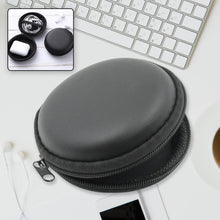 Cute Round Earphone Carrying Case - Multi-Use Pocket Pouch for Headphones, Cables, Coins, Airpods & More - dailyneed.life
