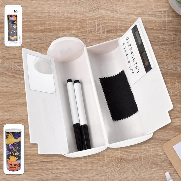 Small Multifunctional Fancy Pencil Box Double Sided Pencil Cases (1 Set) - dailyneed.life