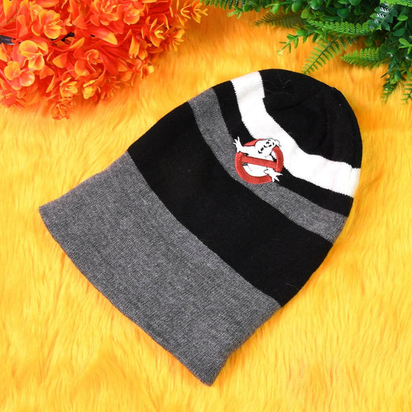 Cap for Winter Woolen Knitted Black Inside Fur Caps (1 Pc / Mix Design & Color) - dailyneed.life