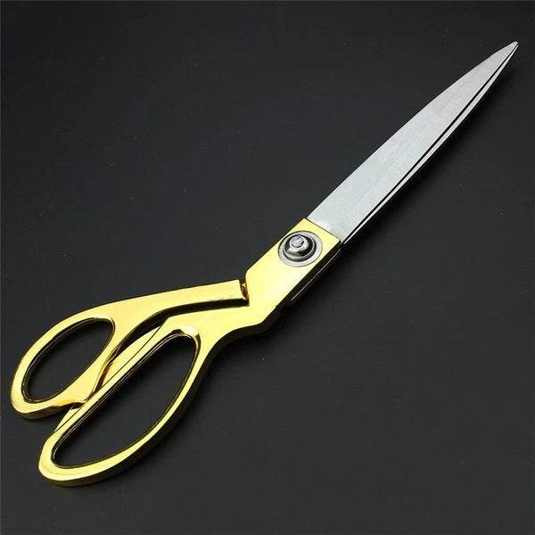 Stainless Steel Tailoring Scissor Sharp Cloth Cutting for Professionals (9.5inch) (Golden) - dailyneed.life