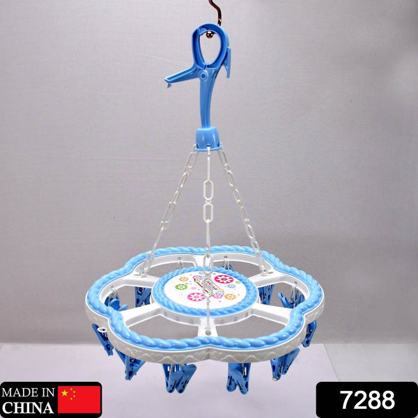 Flower Hanging Hanger 24 Clips Plastic Hanger - dailyneed.life