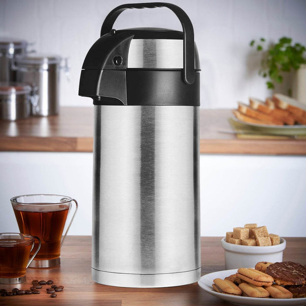Beverage Dispenser Stainless Steel for Serving Tea and Coffee, Thermos steel (2500 ML) - dailyneed.life