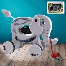 Pull Along Toddler Toy, Pull Along Toy with Attractive Design (Elephant) - dailyneed.life