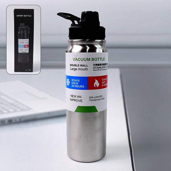 Stainless Steel Double Wall Vacuum-Insulated Drink Water Bottle (800 ML) - dailyneed.life
