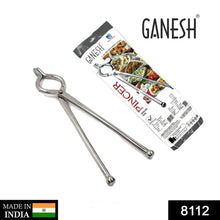 Ganesh Premium Quality Unbreakable Stainless Steel Goti Sandsi / Sansi / Pakkad / Pincer / Chimta / Tongs / Utensil Holder Smart Kitchen Tool - 8mm - dailyneed.life