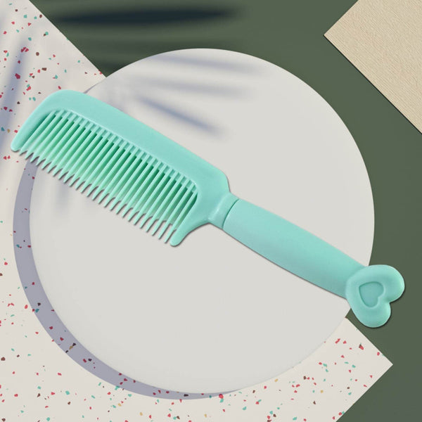 Plastic Hair Comb with Heart-Shaped Handle (1 Pc) - dailyneed.life