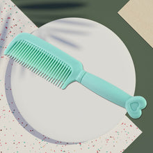 Plastic Hair Comb with Heart-Shaped Handle (1 Pc) - dailyneed.life