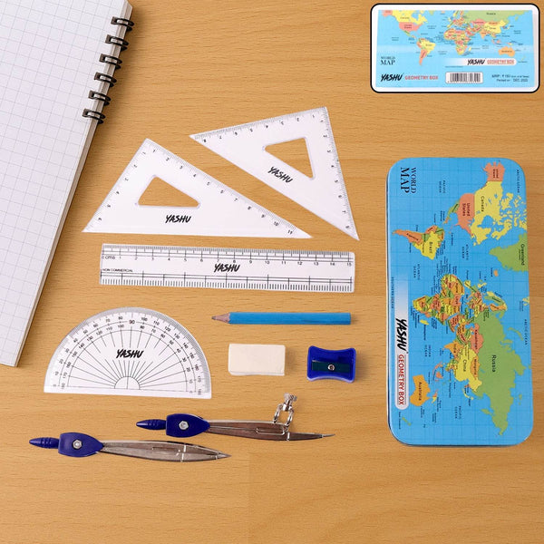 Yashu Complete Geometry Box Set with Compass - dailyneed.life