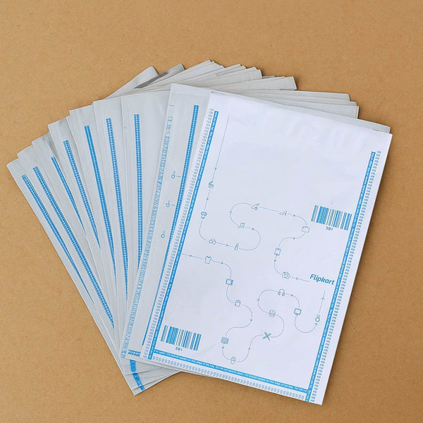 Flipkart Branded Security Courier Bags Medium Size, 100 Pcs Set - dailyneed.life