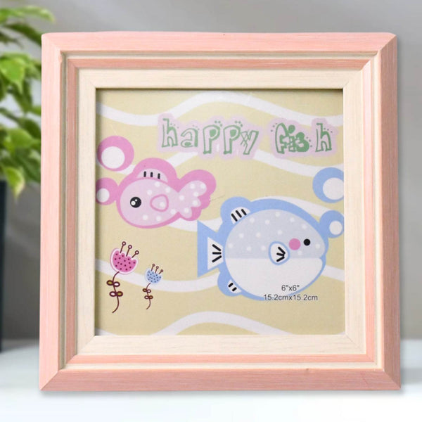 Creative Solid Wooden Photo Frame (15.2cmx15.2cm / 1Pc) - dailyneed.life