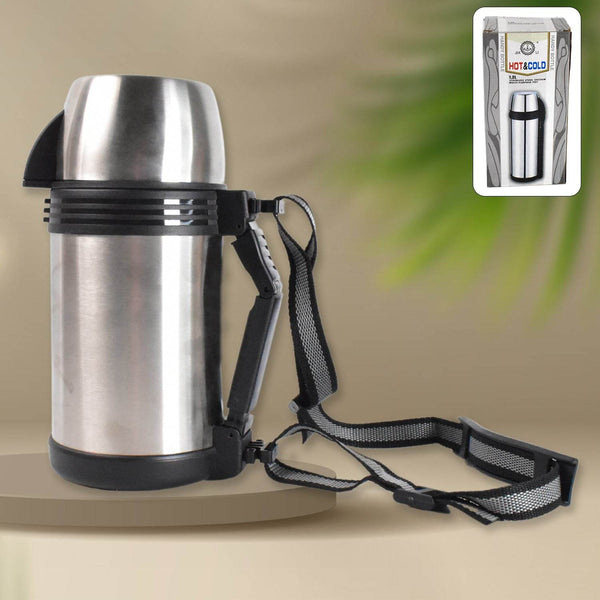 Portable Stainless Steel Coffee Tea Vacuum Flask Bottle (1200ml / 1.2L / 1 Pc) - dailyneed.life