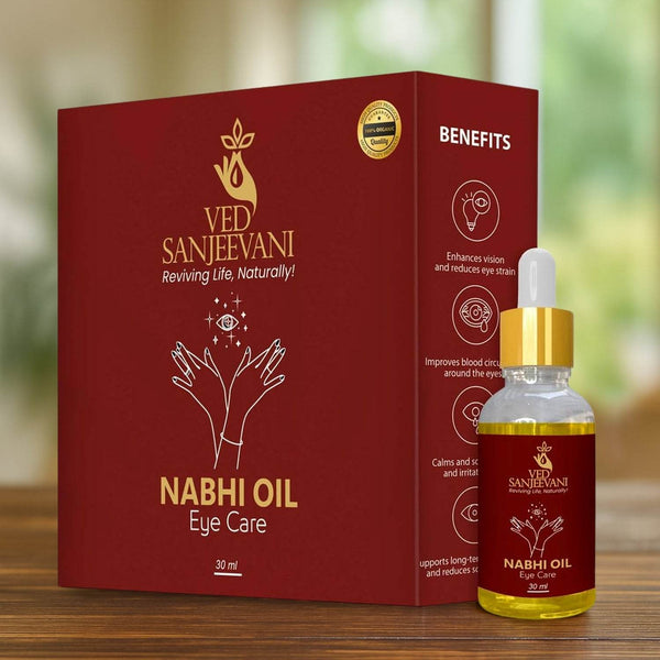 Ved Sanjeevani 100% Organic Ayurvedic Nabhi Oil for Eye Care (30ML / 1 Pc) - dailyneed.life