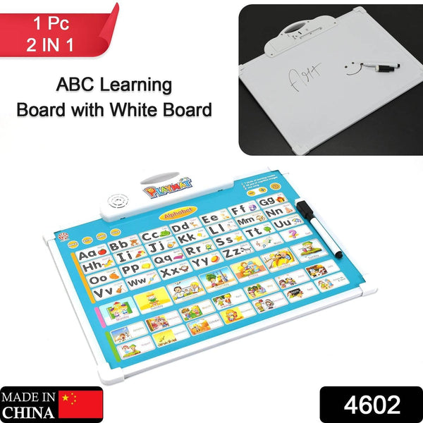 Learning Board 2in1 - Educational PAD for Kids Musical Board for Alphabet ABC Learning Toy Play Mat & Drawing with One Doodle Pen - dailyneed.life