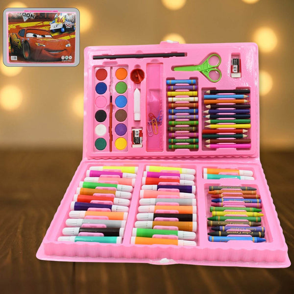 17978 Art Set Kids Art Supplies Coloring Case Kit Painting & Drawing Sets for Kids Boys Girls Gifts Toys Age 4 & Above - Mix Colors, Kids Colorful Bag (86 Pcs Set) - dailyneed.life