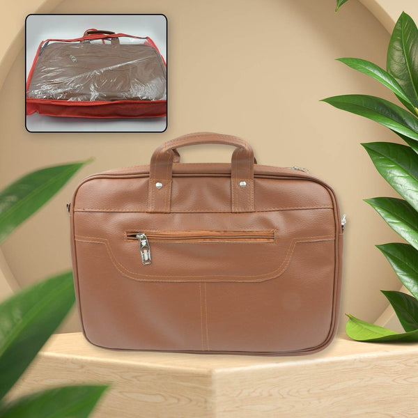 Multipurpose Bag, Shoulder Side Bag Office Laptop Faux Leather Executive Formal Laptop & MacBook Messenger / Office / Travel / Business / Shoulder / Hand / Sling Bag for Men Women with Multiple compartments - dailyneed.life
