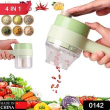 4 in 1 Electric Handheld Cooking Hammer Vegetable Cutter Set Electric Food Chopper Multifunction Vegetable Fruit Slicer - dailyneed.life