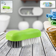 Pro Clean Multi-Purpose Cloth Washing Brush with Plastic Handle (1 Pc) - dailyneed.life