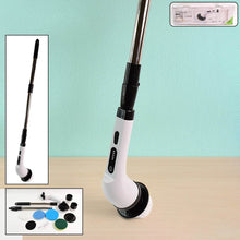 7-in-1 Electric Spin Scrubber Cleaning Brush with Extension Handle (1 Set) - dailyneed.life
