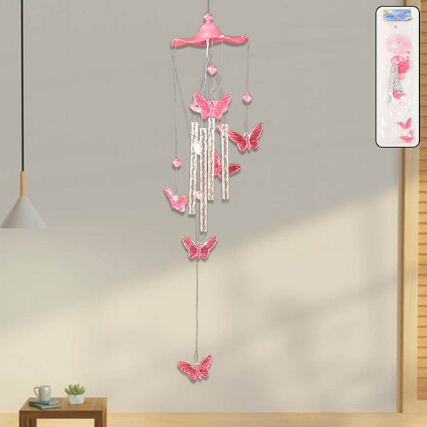 Butterfly Bell Wind Chimes Creative (1 Pc) - dailyneed.life