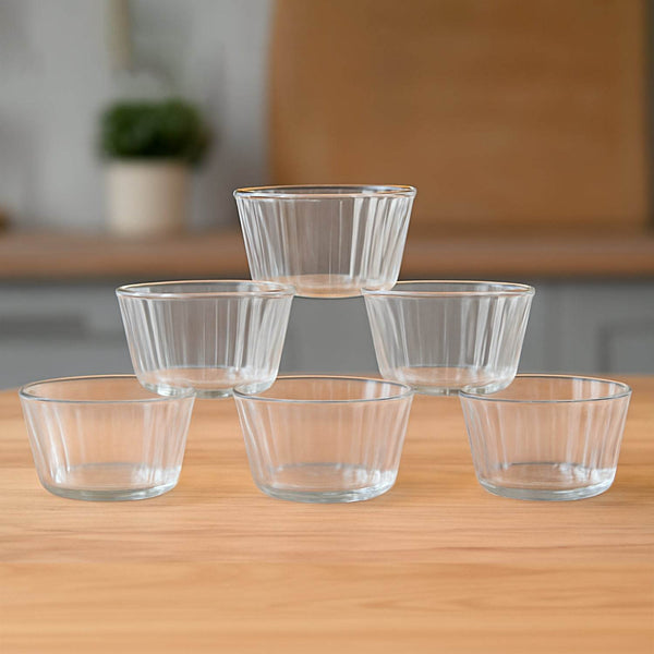 Premium Transparent Plastic Dessert Bowl Set – 6 Pieces - dailyneed.life