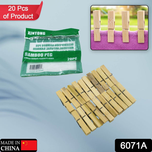 Multipurpose Wooden Heavy Clips – Clothespins, Craft Clips for Arts & Crafts (20 Pieces) - dailyneed.life