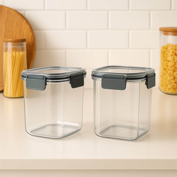 Apex Press N’ Lock Airtight Food Storage Container Set (2Pc/900ml) Approx - dailyneed.life