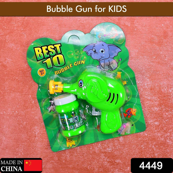 Bubble Gun Elephant Hand Pressing Bubble Gun Toy for Kids Bubble Liquid Bottle with Fun Loading - dailyneed.life