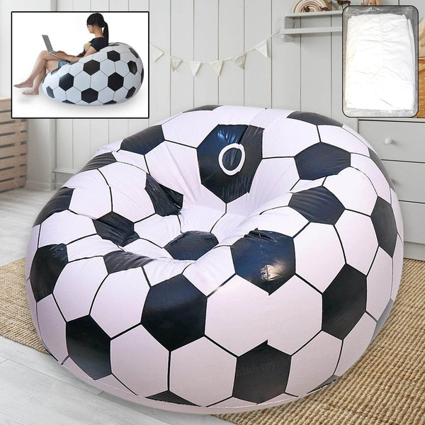 Foldable Sofa, Cartoon Style Inflatable Folding Chair, Ball Chair, Inflatable Sofa for Adults, Kids size (110cm x 80cm) - dailyneed.life