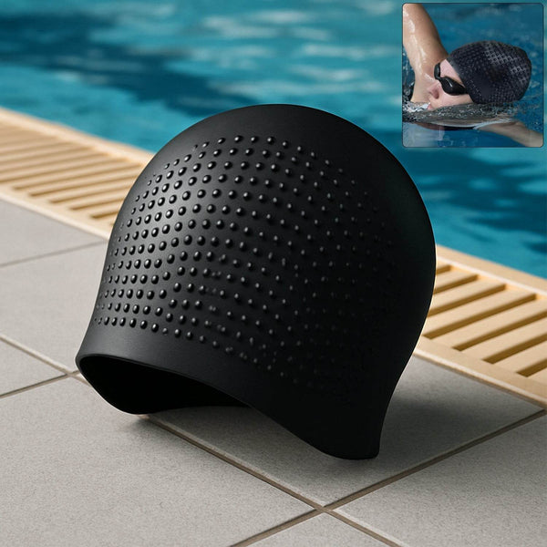 Knx Premium Silicone Waterproof Swimming Cap (1 Pc) - dailyneed.life