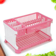 Plastic Kitchen Organizer Rack with Water Storing Tray - dailyneed.life