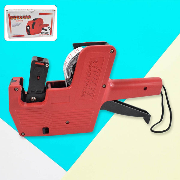 Handheld 8-Digit Plastic Price Tag Gun – Ideal for Retail & Market Price Tagging - dailyneed.life
