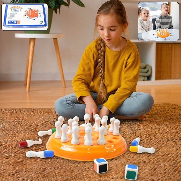 Plastic Brain Teaser Memory Chess Game (1 Set) - dailyneed.life