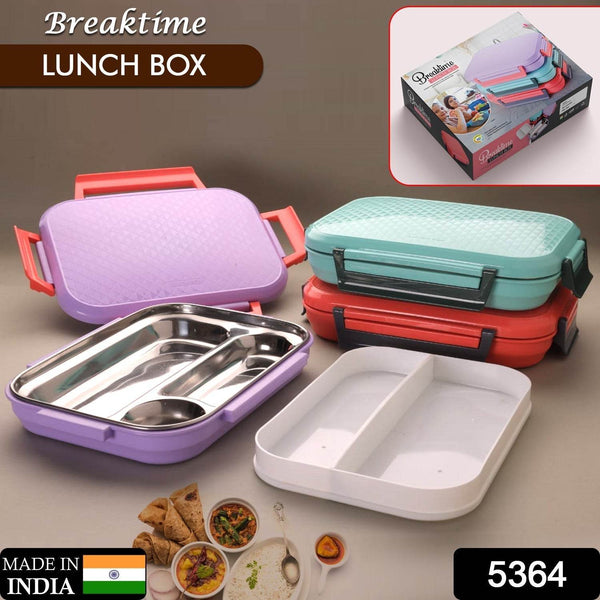 Premium Multi-Compartment Steel Lunch Box for Office, School & Travel - dailyneed.life