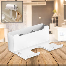 3 Compartment Wall Mount Hair Blower, Hair Dryers Holder (1 Pc) - dailyneed.life