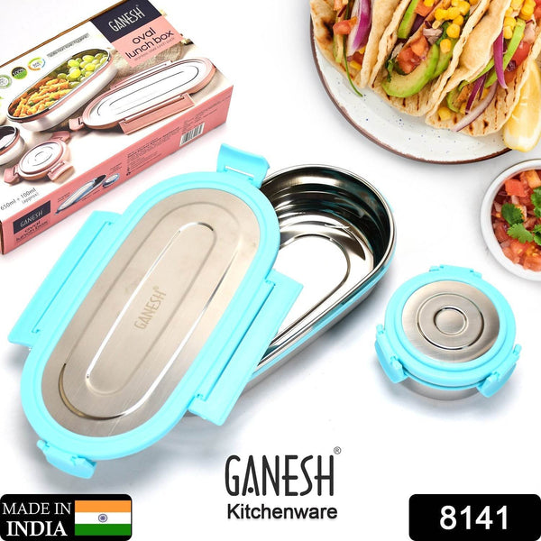 Ganesh Stainless Steel Lunch Box & Container Set of 2 - dailyneed.life