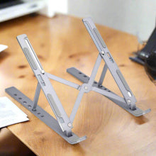 Metal Portable Laptop Stand, with 7 Adjustable Angles (1 Pc) - dailyneed.life