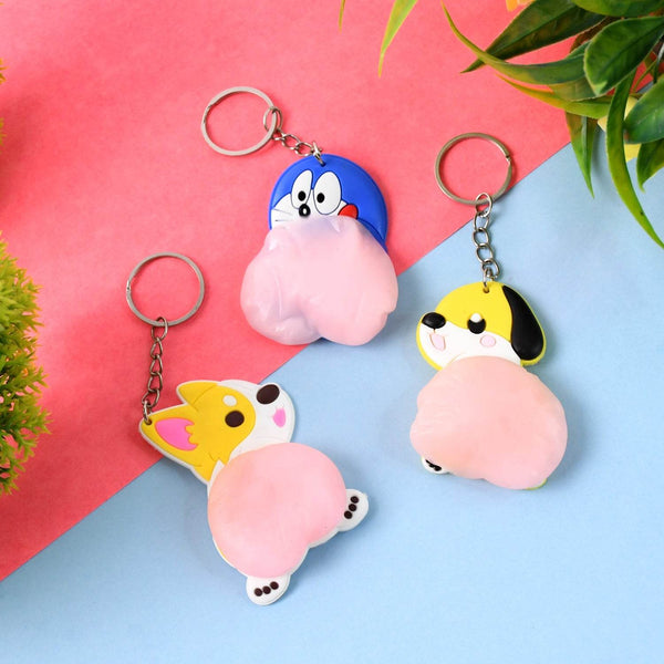 Cartoon Animal Keychain (1 Pc / Mix Design) - dailyneed.life