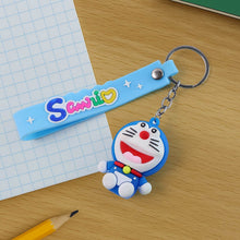 Cute Cartoon Silicone 3D Key Chain with Metal Hook & Strap (Pack of 1 / Mix Design) - dailyneed.life