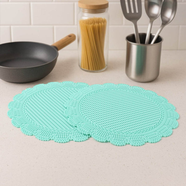 Silicone Round Heat Resistant Mat (2 Pc Set) - dailyneed.life