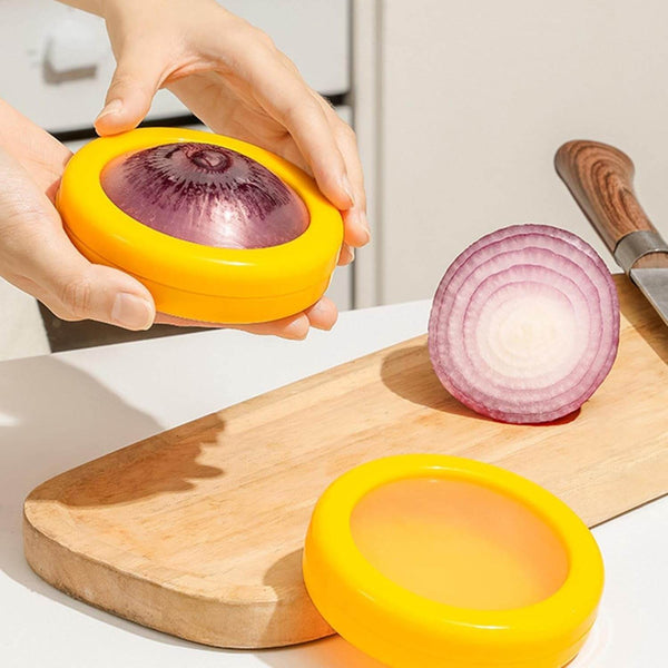 Vegetable Container Premium Fruits Saver Keeper (1 Pc / Yellow) - dailyneed.life