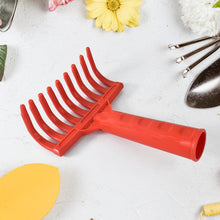 Heavy Duty Plastic Garden Hand Rake – 9-Tooth Cultivator Tool (1 Pc) - dailyneed.life