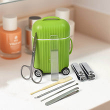 Manicure Kit, Pedicure tools for feet, Nail Clipper (8 Pcs Set / With Mini 4 Wheel Suitcase Trolley) - dailyneed.life