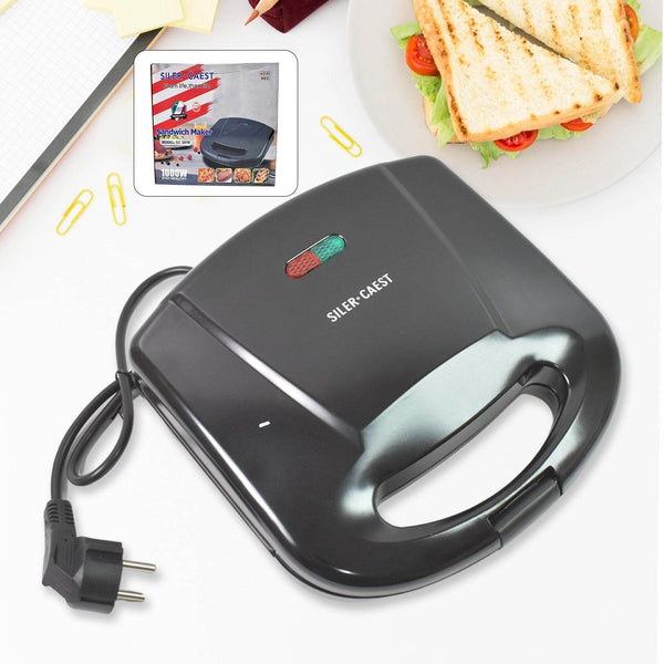 Sandwich Maker Makes Sandwich Non-Stick Plates| Easy to Use with Indicator Lights Sandwich toaster - dailyneed.life