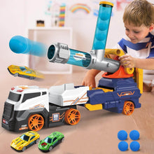 Large Truck Toys Include 2 Racing Cars+4 Ball, with Light & Sounds (Battery Not Included) - dailyneed.life