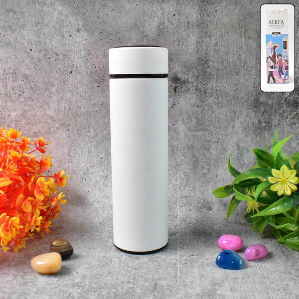 Stainless Steel Vacuum Flask with Digital Temperature Display - dailyneed.life